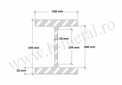 Profil HEM zincat 240 mm 2